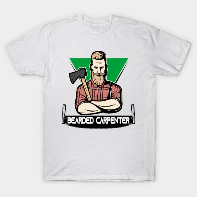 Bearded Carpenter T-Shirt by care store